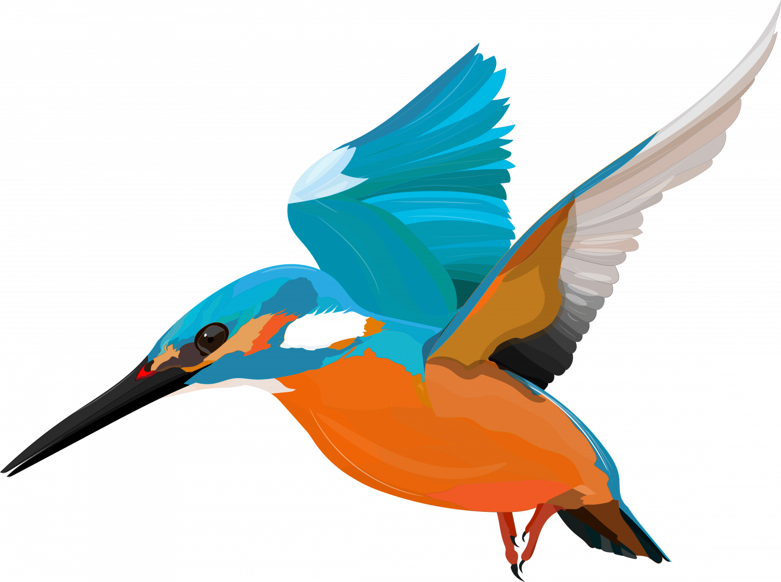 Flying Kingfisher